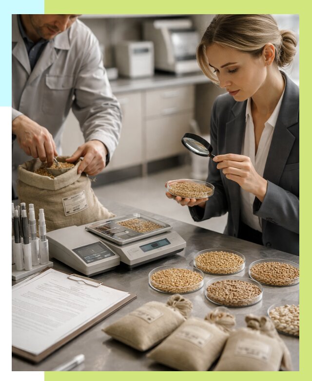 Сертификация зерна в Ейске по цене от 15459 р. | Алешин-Еск