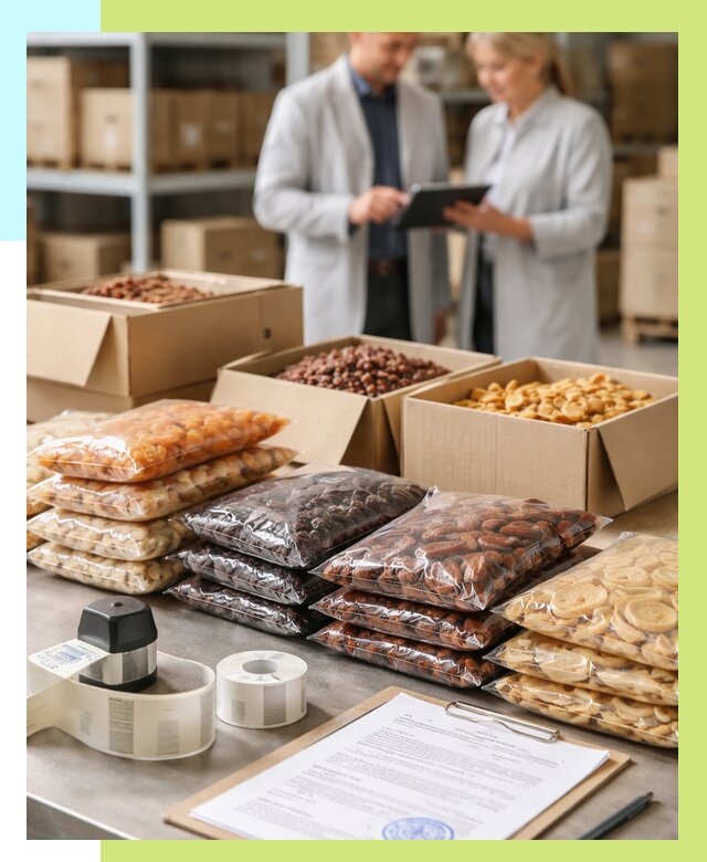 Сертификация сухофруктов в Ейске от 12367 р. | Алешин-Еск под ключ