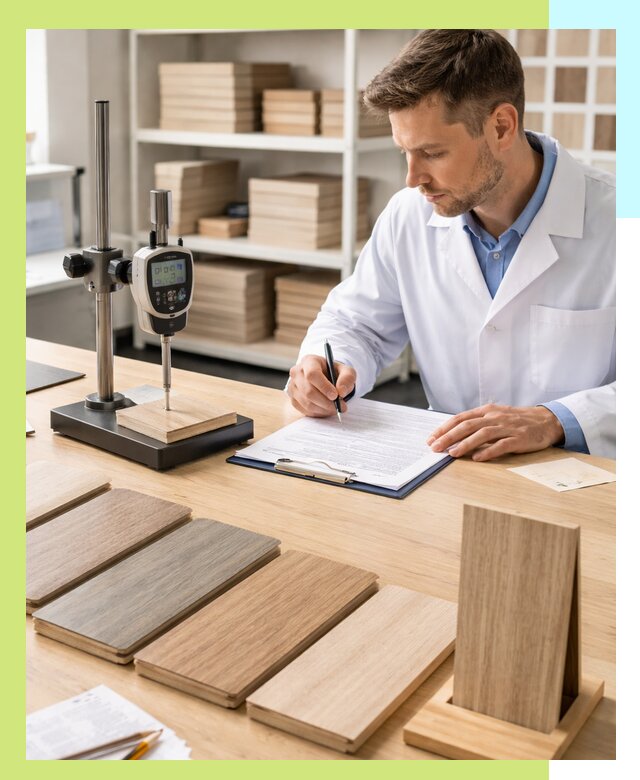 Сертификация ламината с испытаниями и оформлением документов в Ейске