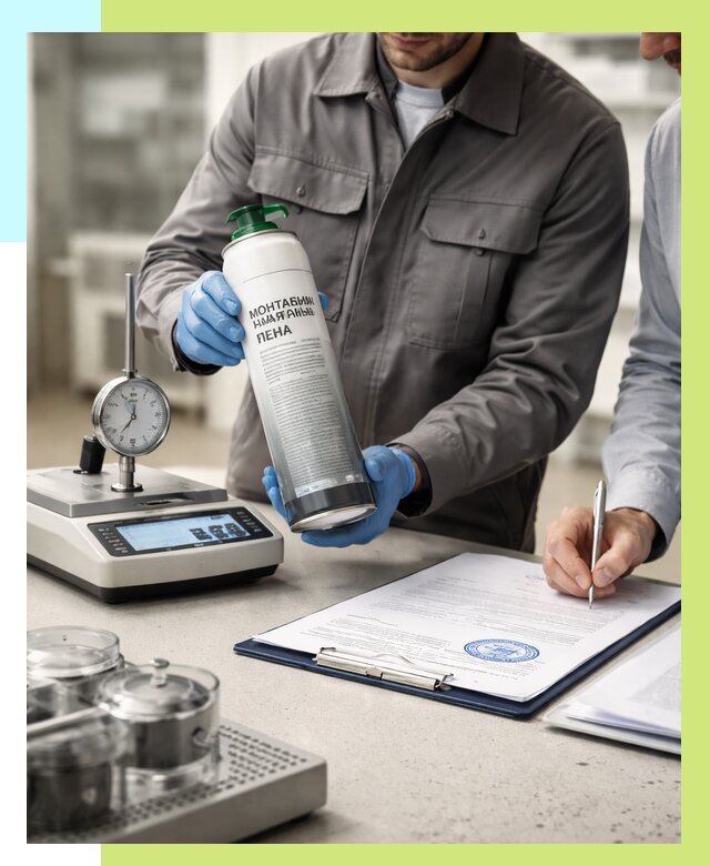 Сертификация монтажной пены в Ейске от 15459 р. | Алешин-Еск