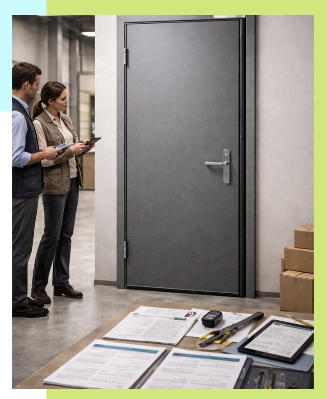 Сертификация противопожарных дверей в Ейске от 9275 р. | Алешин-Еск