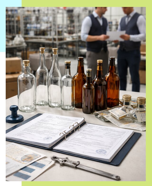 Сертификация стеклянных бутылок в Ейске от 25765 р. | Алешин-Еск