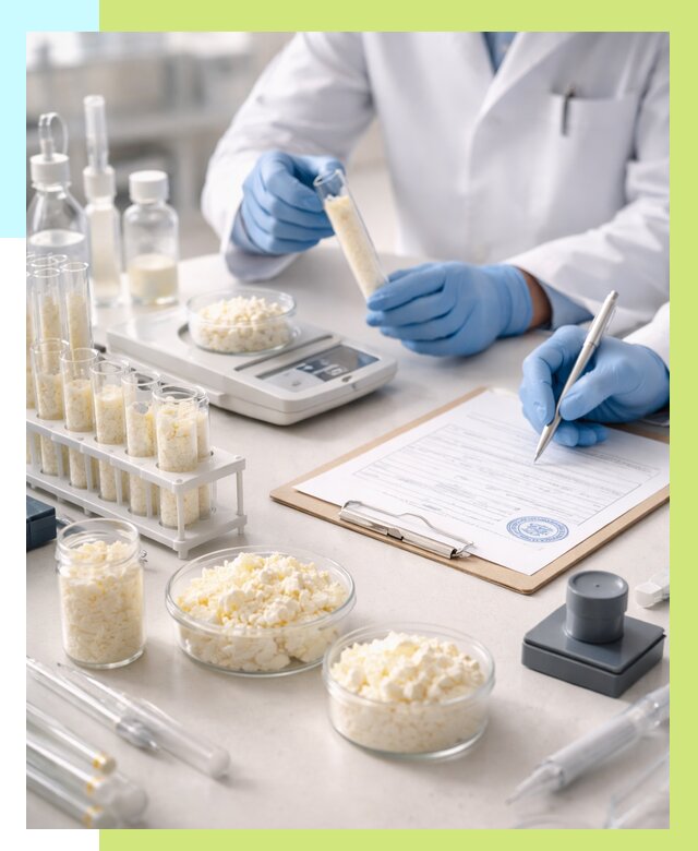 Сертификация творога в Ейске от 12367 р. под ключ | Алешин-Еск