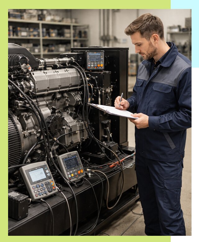 Сертификация дизельных генераторов и их оборудования в Ейске