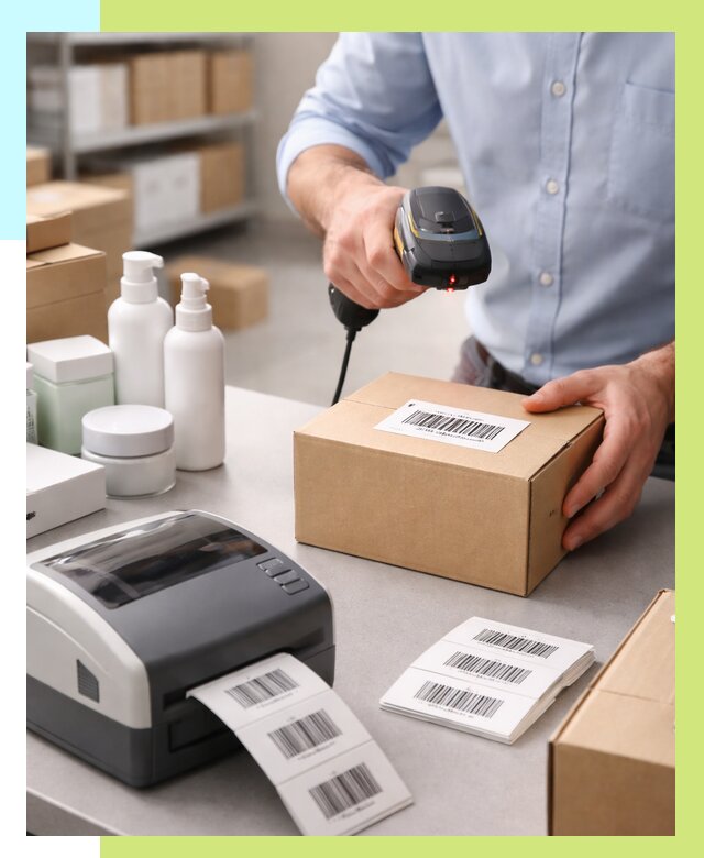 Штрихкодирование продукции в Ейске от 4638 р. | Алешин-Еск