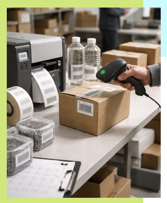 Штрихкодирование продукции и маркировка для продажи в Ейске