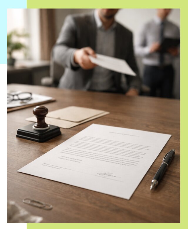 Отказное письмо по сертификации в Ейске от 3607 р. | Алешин-Еск