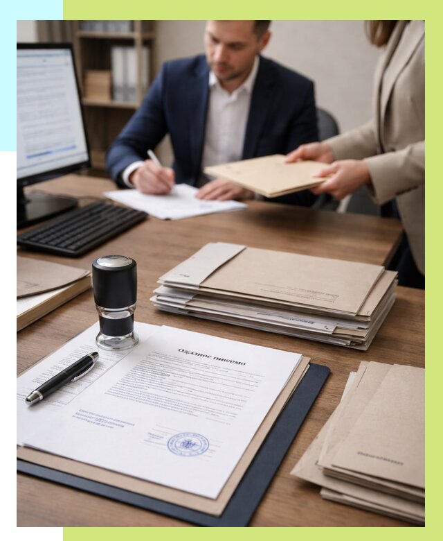 Отказное письмо для таможни в Ейске от 3092 р, Алешин-Еск