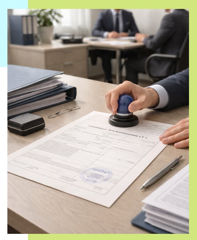 Сертификат происхождения СТ 1 в Ейске от 4638 р. | Алешин-Еск