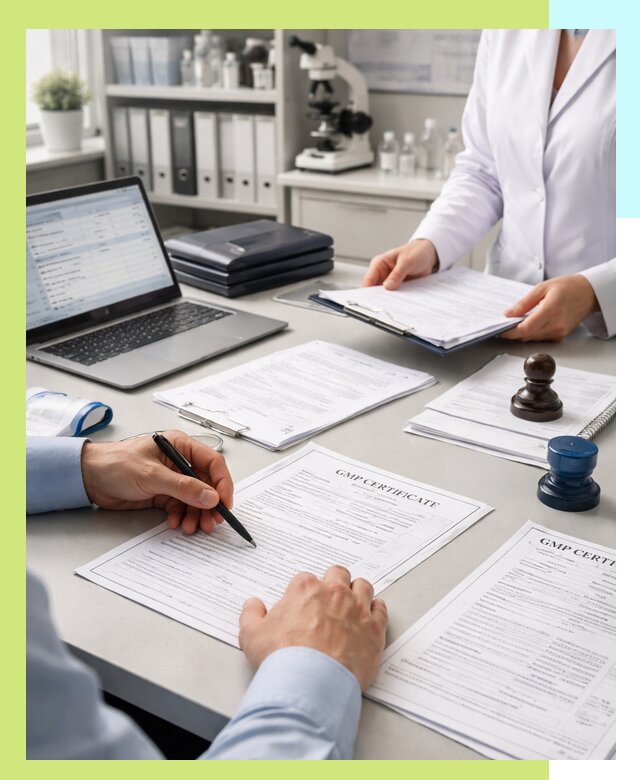 Оформление сертификата GMP в Ейске для фармпроизводства