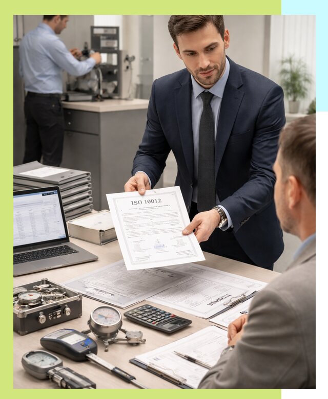 Выдача сертификата ISO 10012 по требованиям метрологии в Ейске