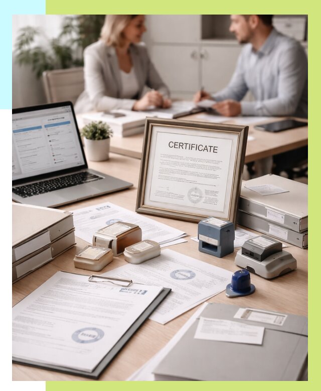 Сертификация компании в Ейске от 46377 р. | Алешин-Еск — заказ